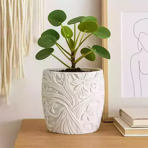 Tree of Life Plant Pot with Drainage No Supports Unique Planter