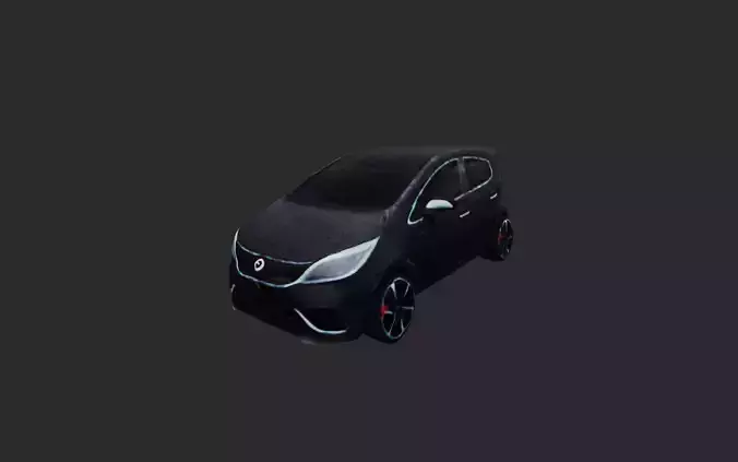Modern Car low poly