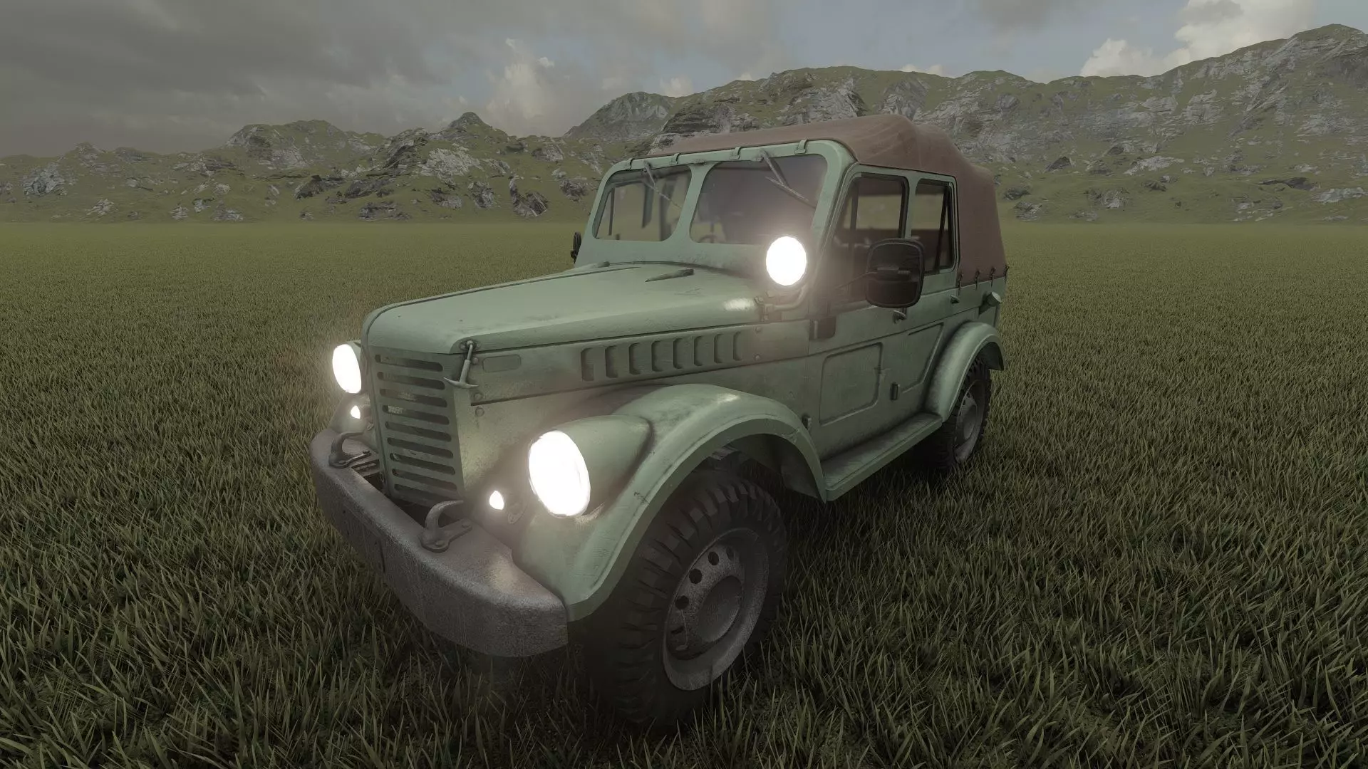 GAZ 69 3D model_28