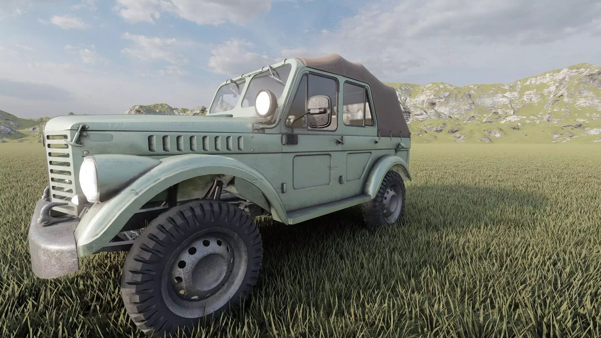 GAZ 69 3D model_7