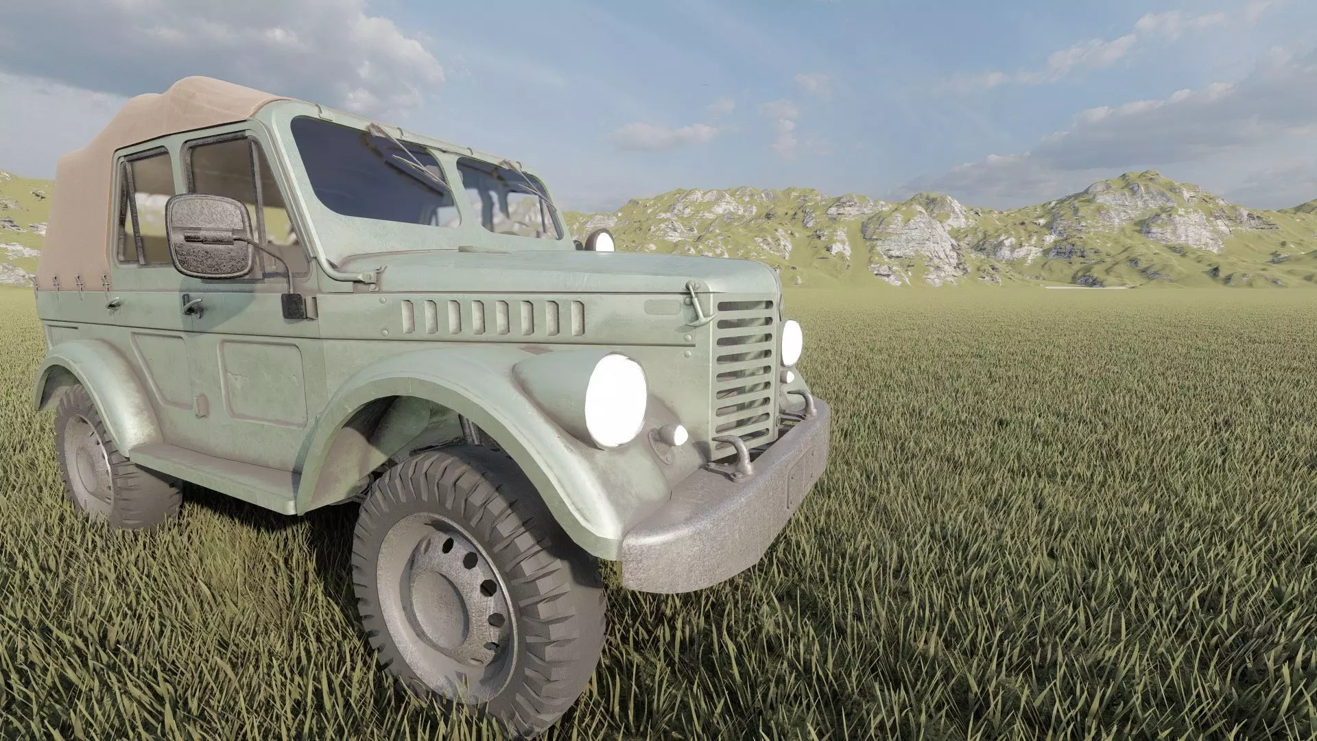 GAZ 69 3D model_15