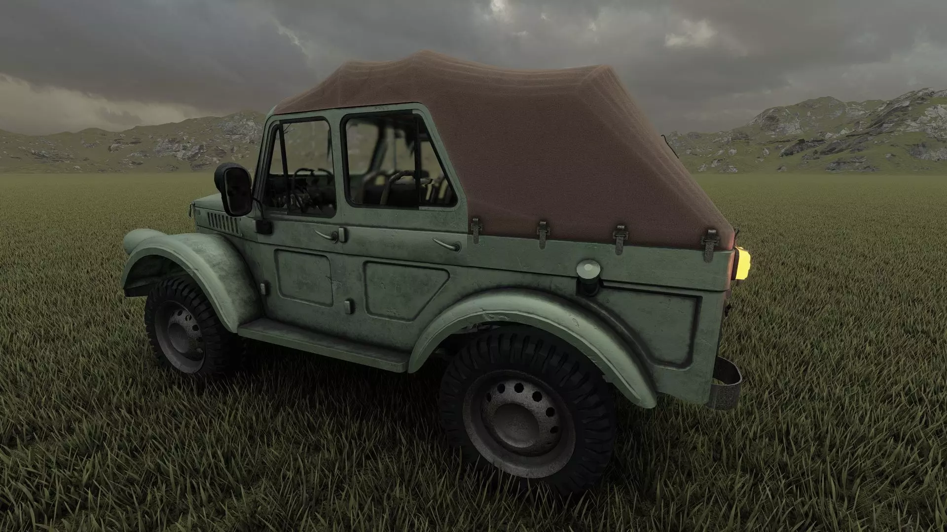 GAZ 69 3D model_30
