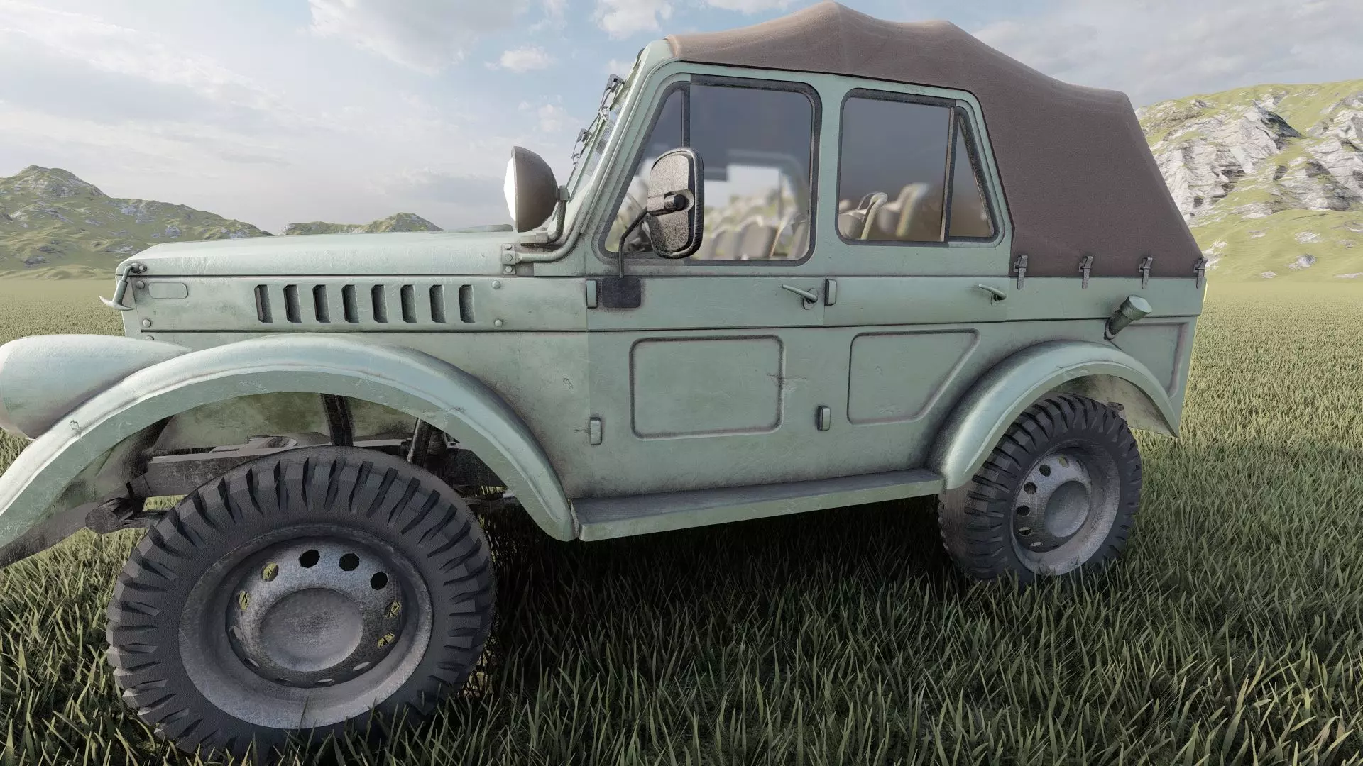 GAZ 69 3D model_8