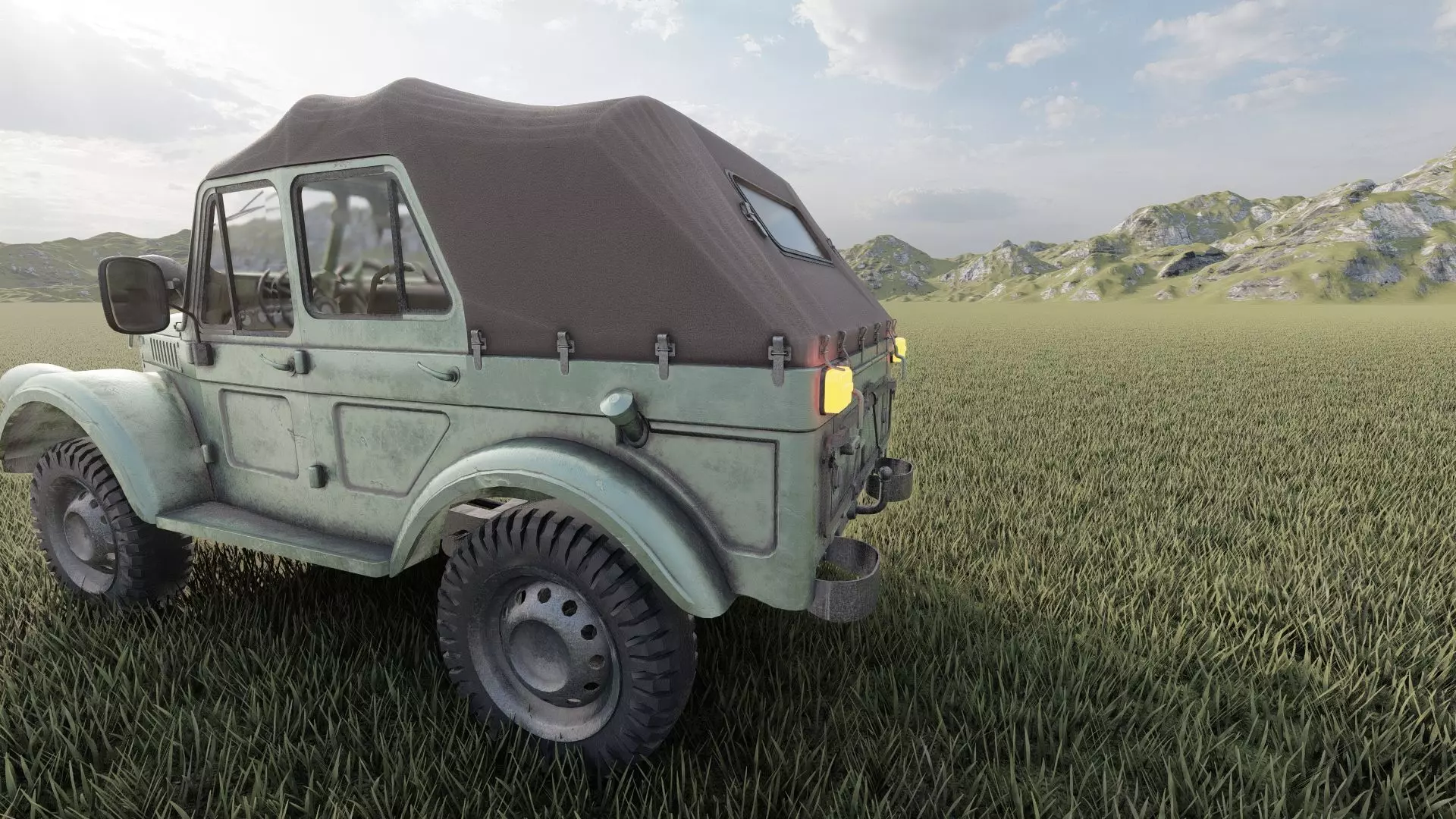 GAZ 69 3D model_10