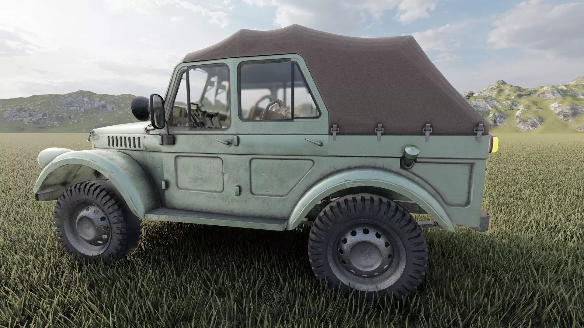 GAZ 69 3D model_9