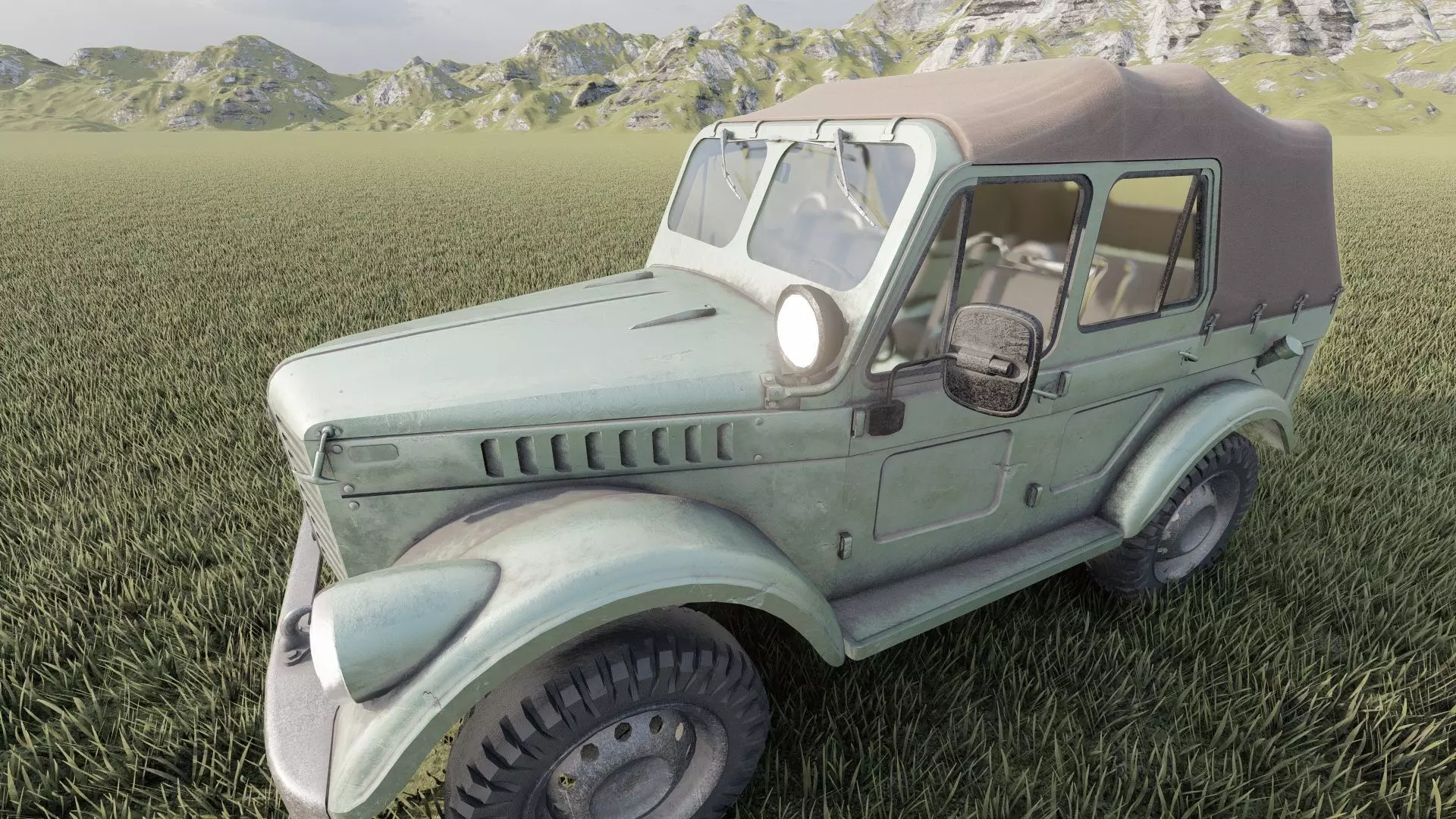 GAZ 69 3D model_17