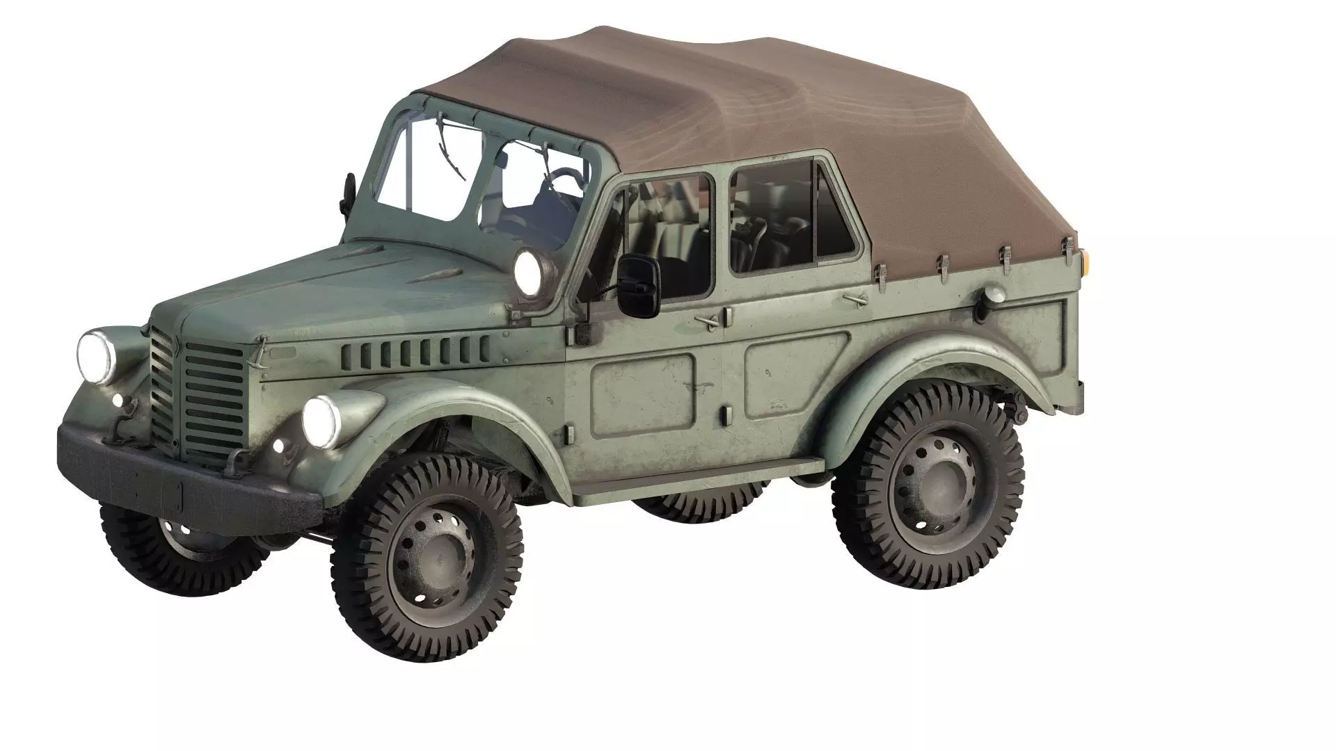 GAZ 69 3D model_0