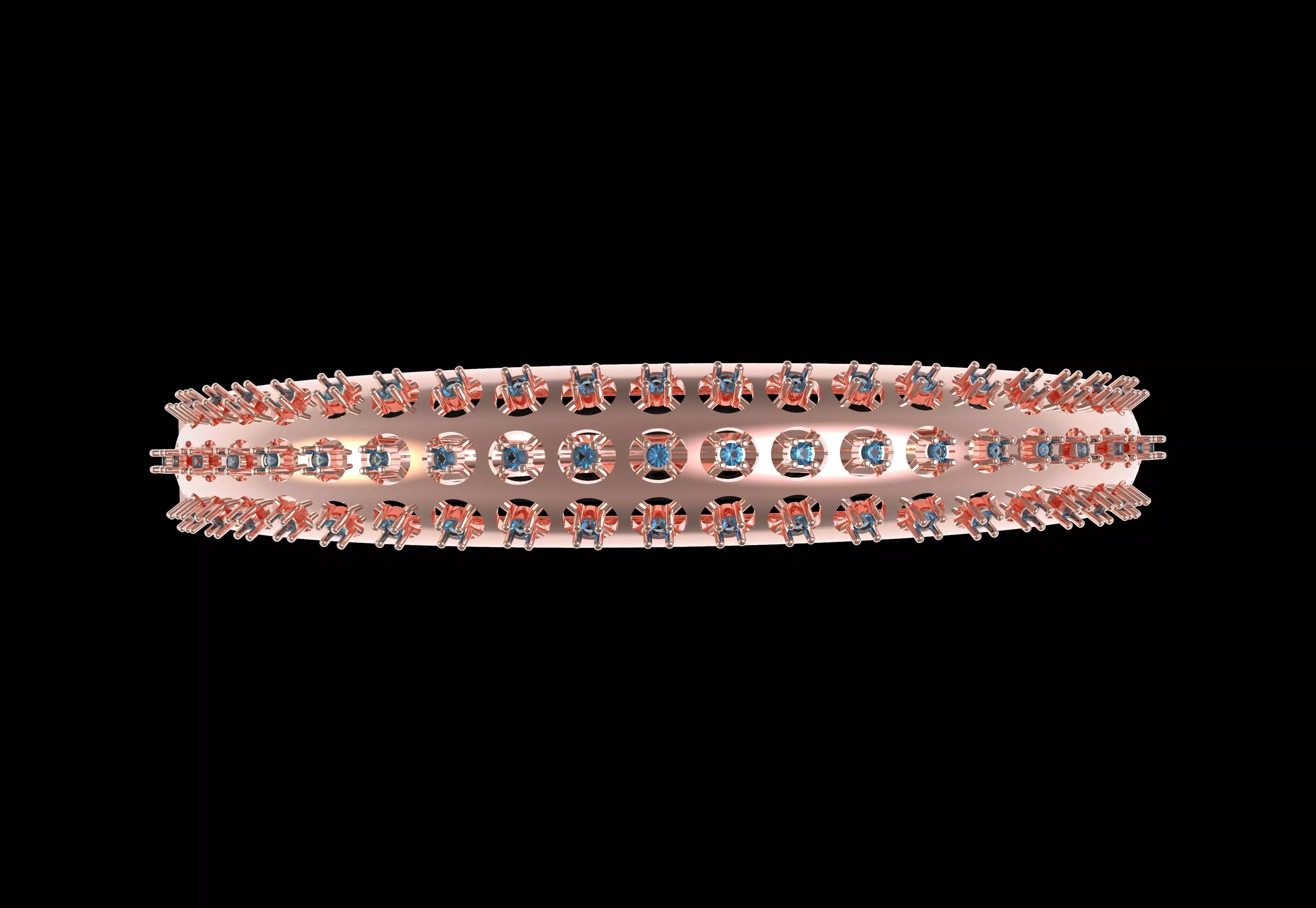 Art Deco Bracelet 29 3D print model_21