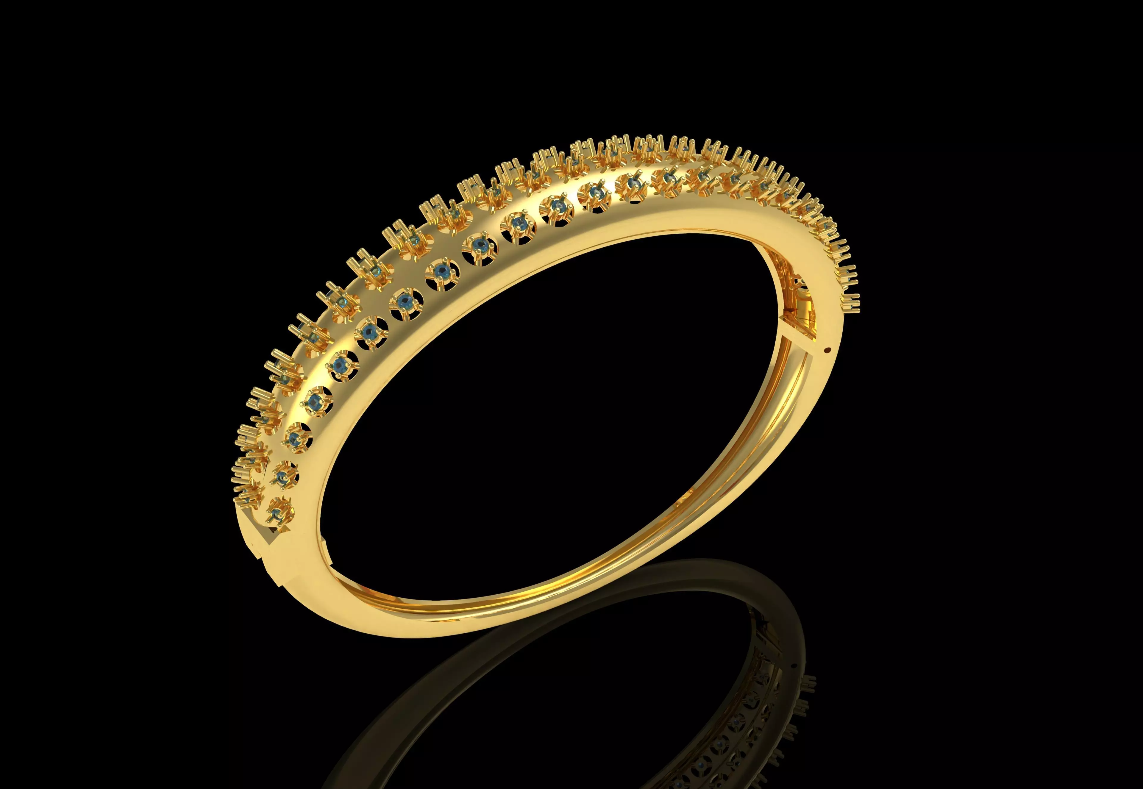 Art Deco Bracelet 29 3D print model_0