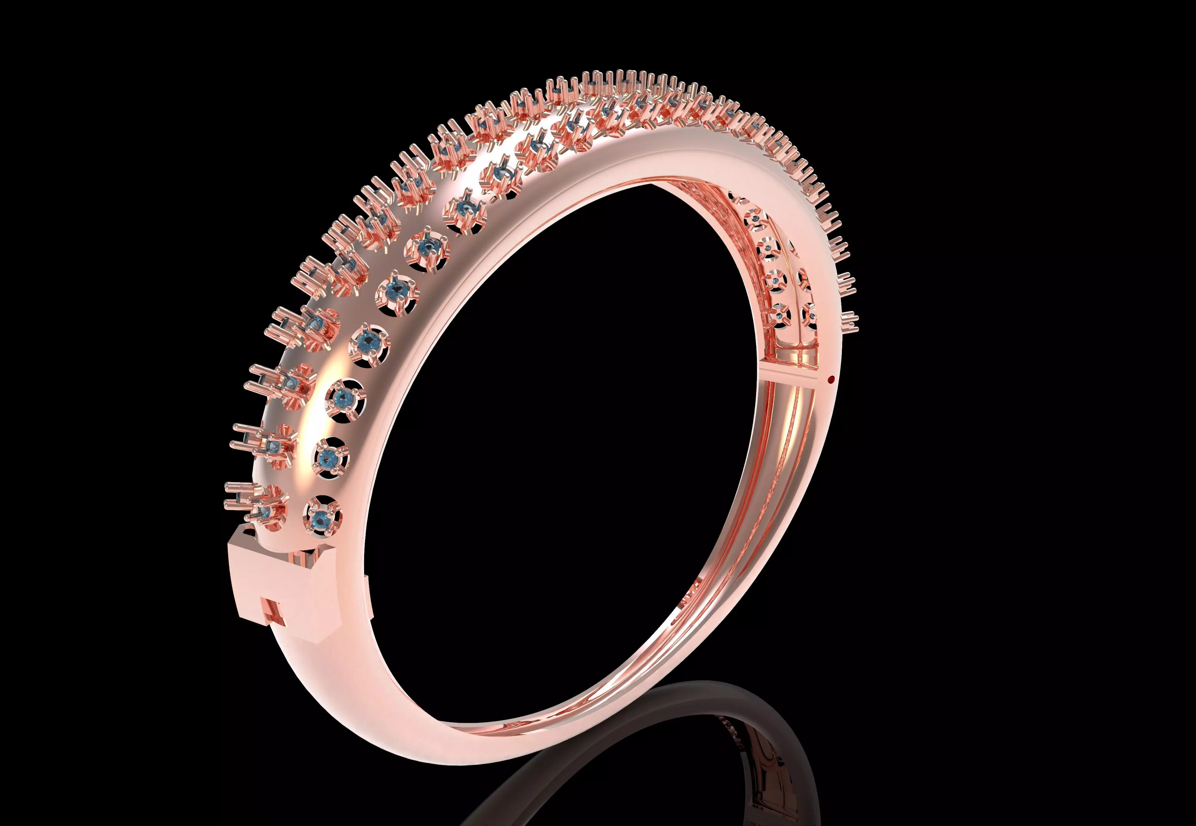 Art Deco Bracelet 29 3D print model_22