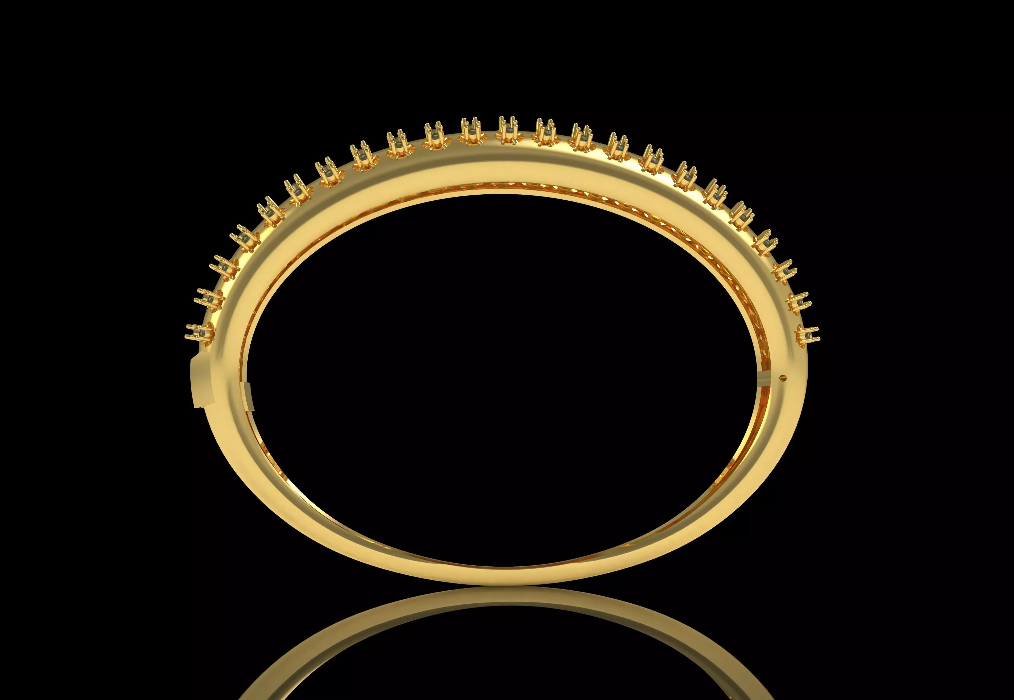 Art Deco Bracelet 29 3D print model_2