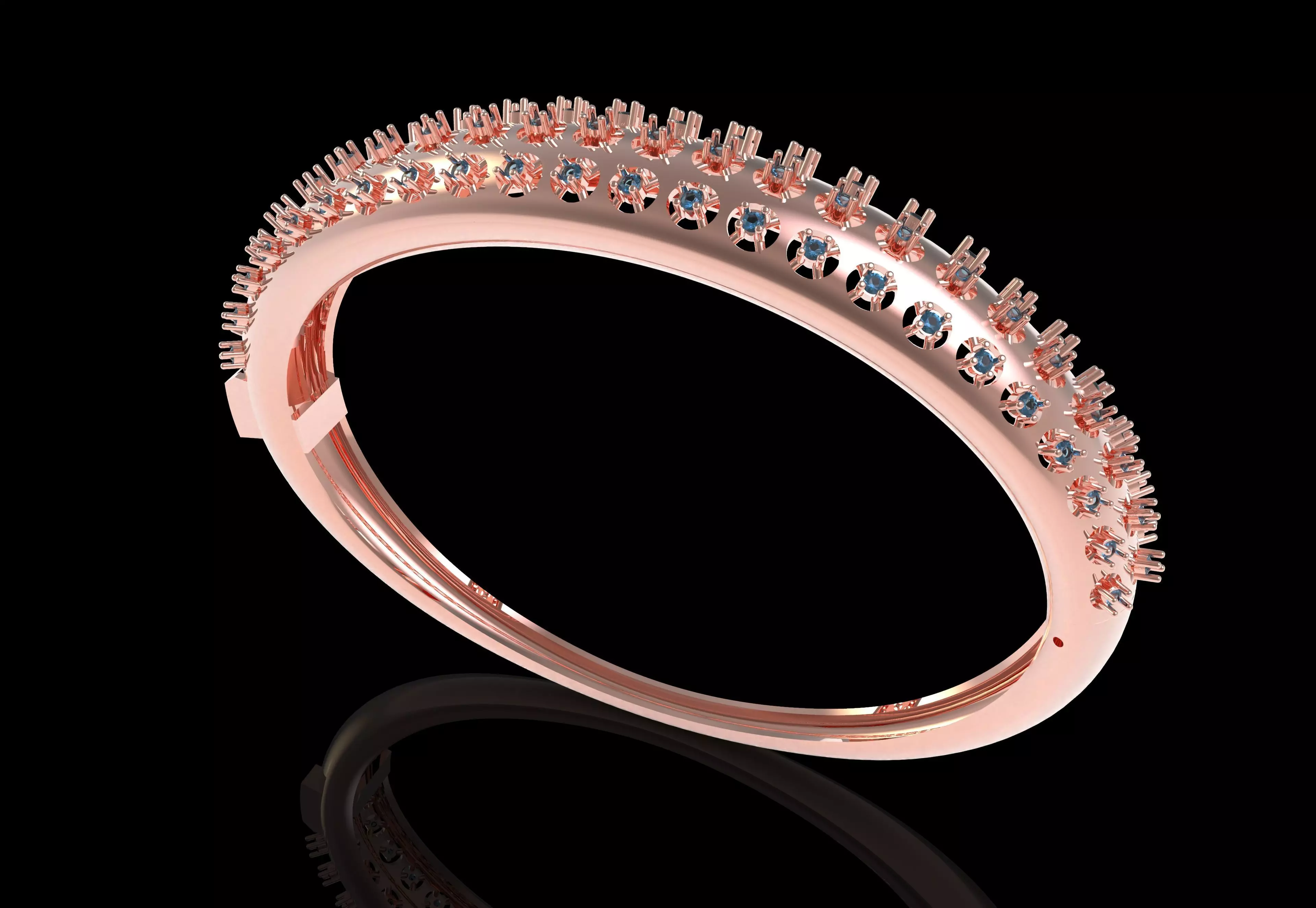 Art Deco Bracelet 29 3D print model_25