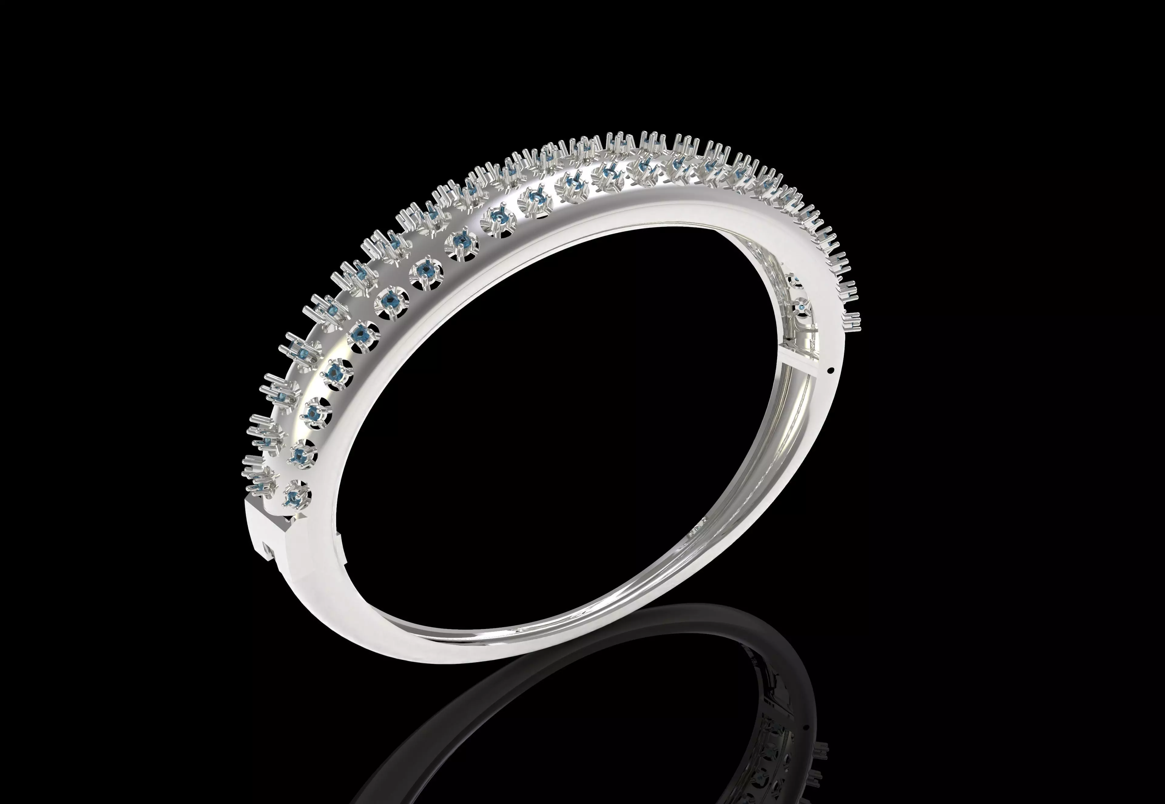 Art Deco Bracelet 29 3D print model_10