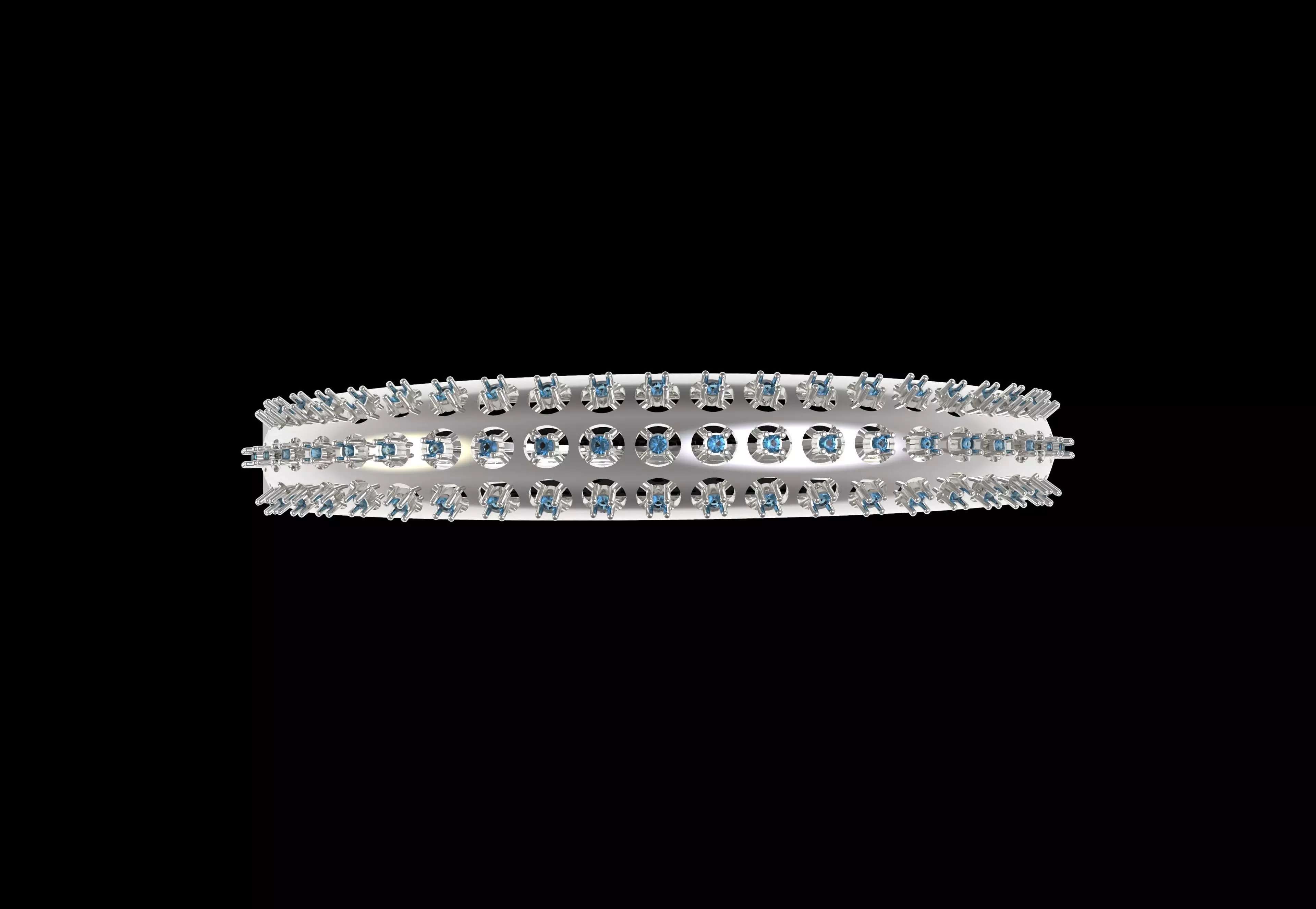 Art Deco Bracelet 29 3D print model_9