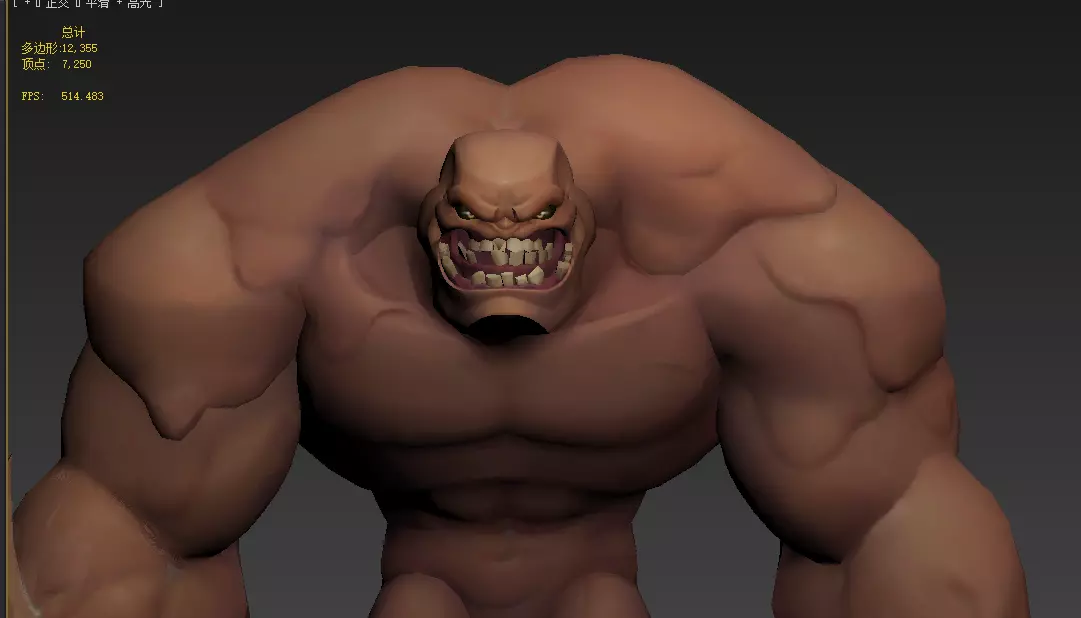 ClayFace Low-poly 3D model_20