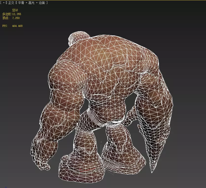 ClayFace Low-poly 3D model_17
