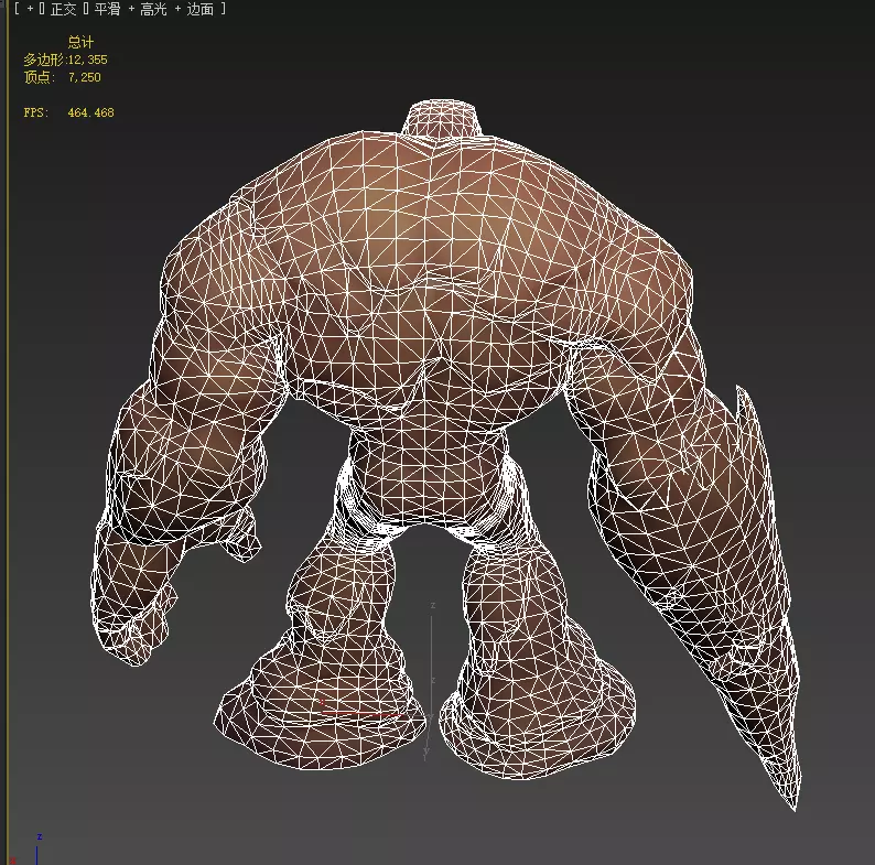 ClayFace Low-poly 3D model_16