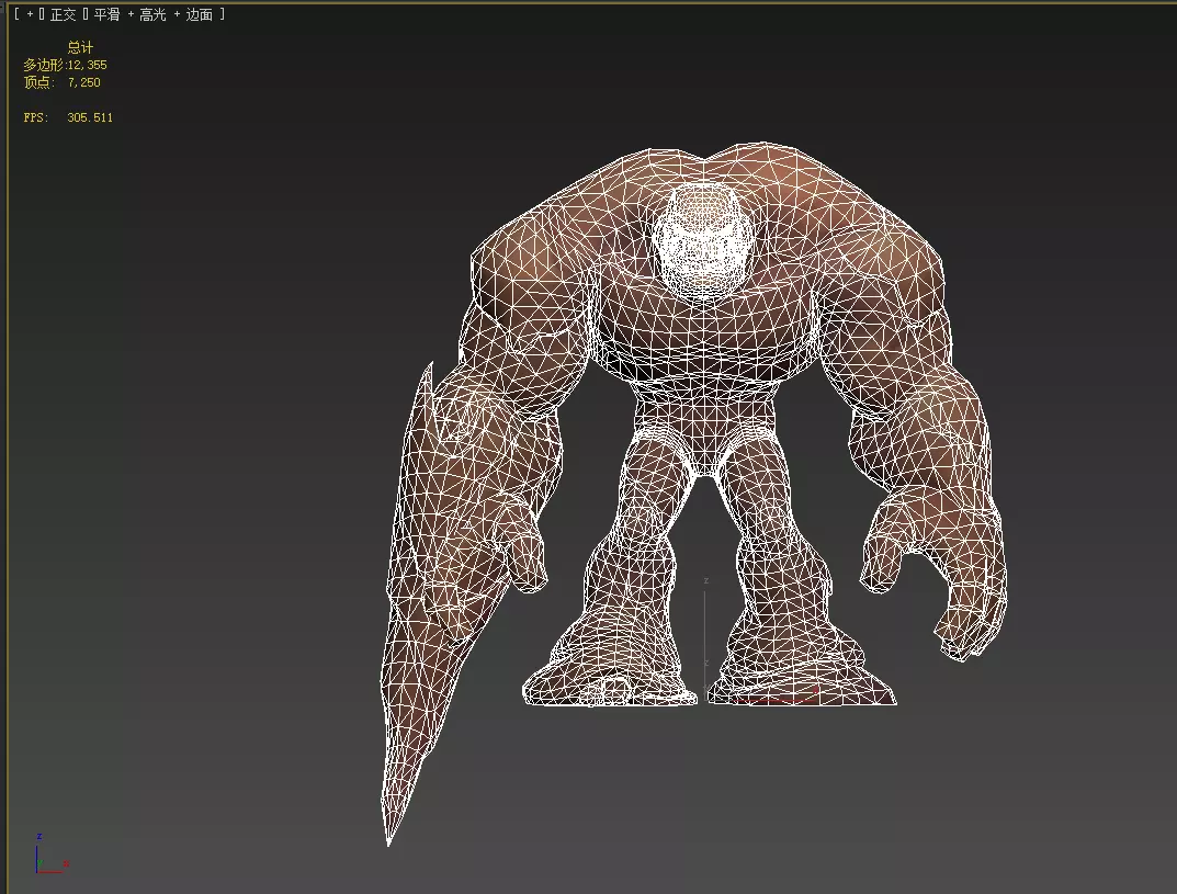 ClayFace Low-poly 3D model_19