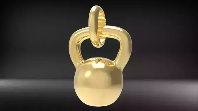 pendant Kettle bell  3D print model