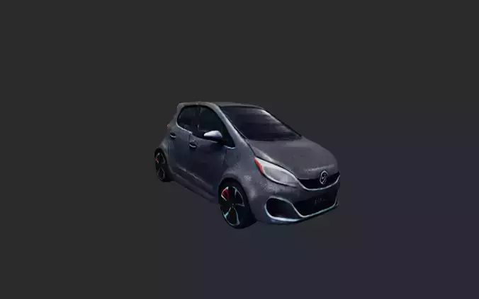 Modern Car low poly