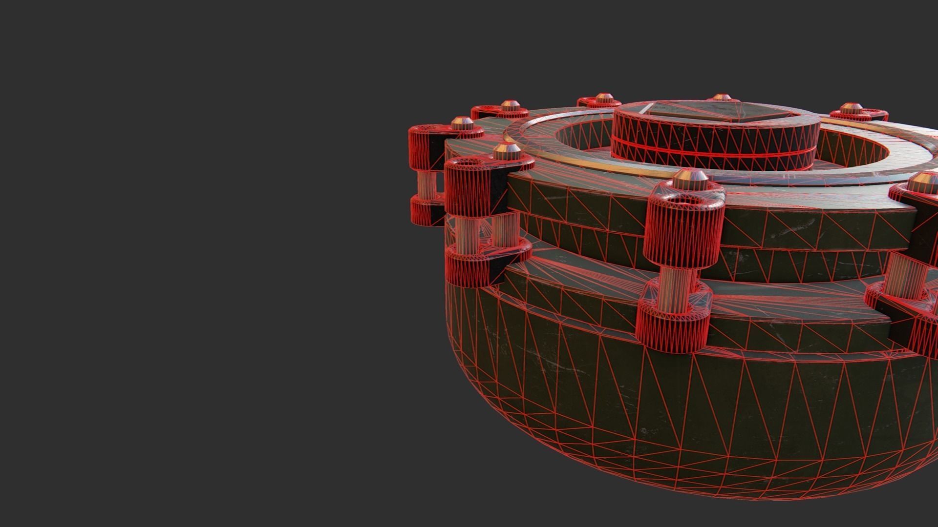 Mechanical Essentials Kitbash Vol1 340 pieces Low-poly 3D model_15