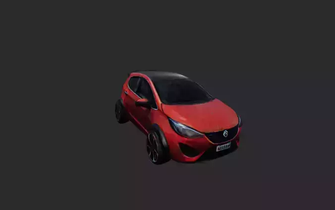 Modern Car low poly