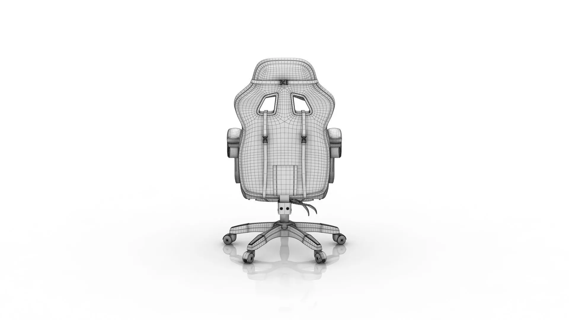 Gaming Chair 3D model_11