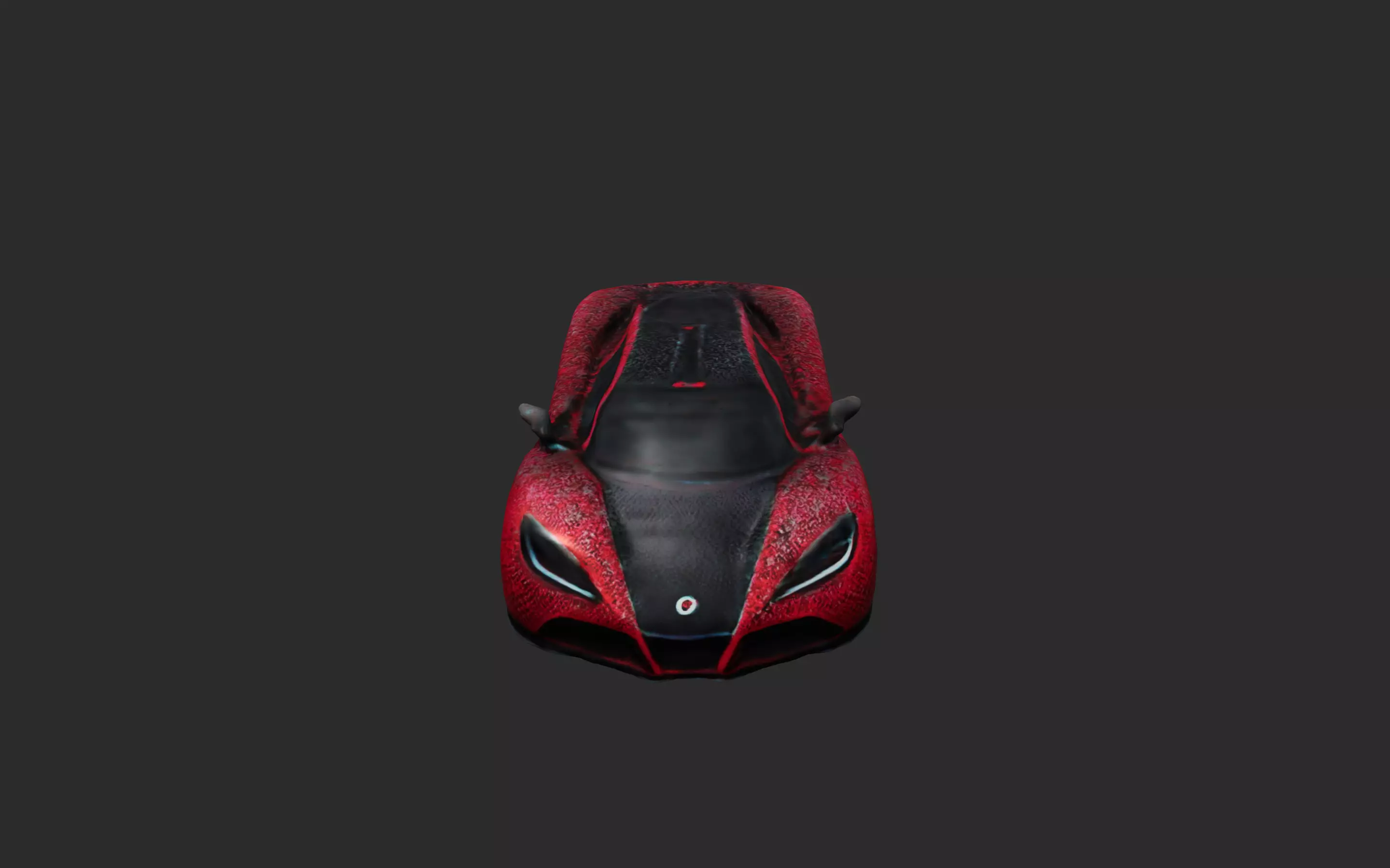 Luxury Fast Hypercar low poly 3D model_1