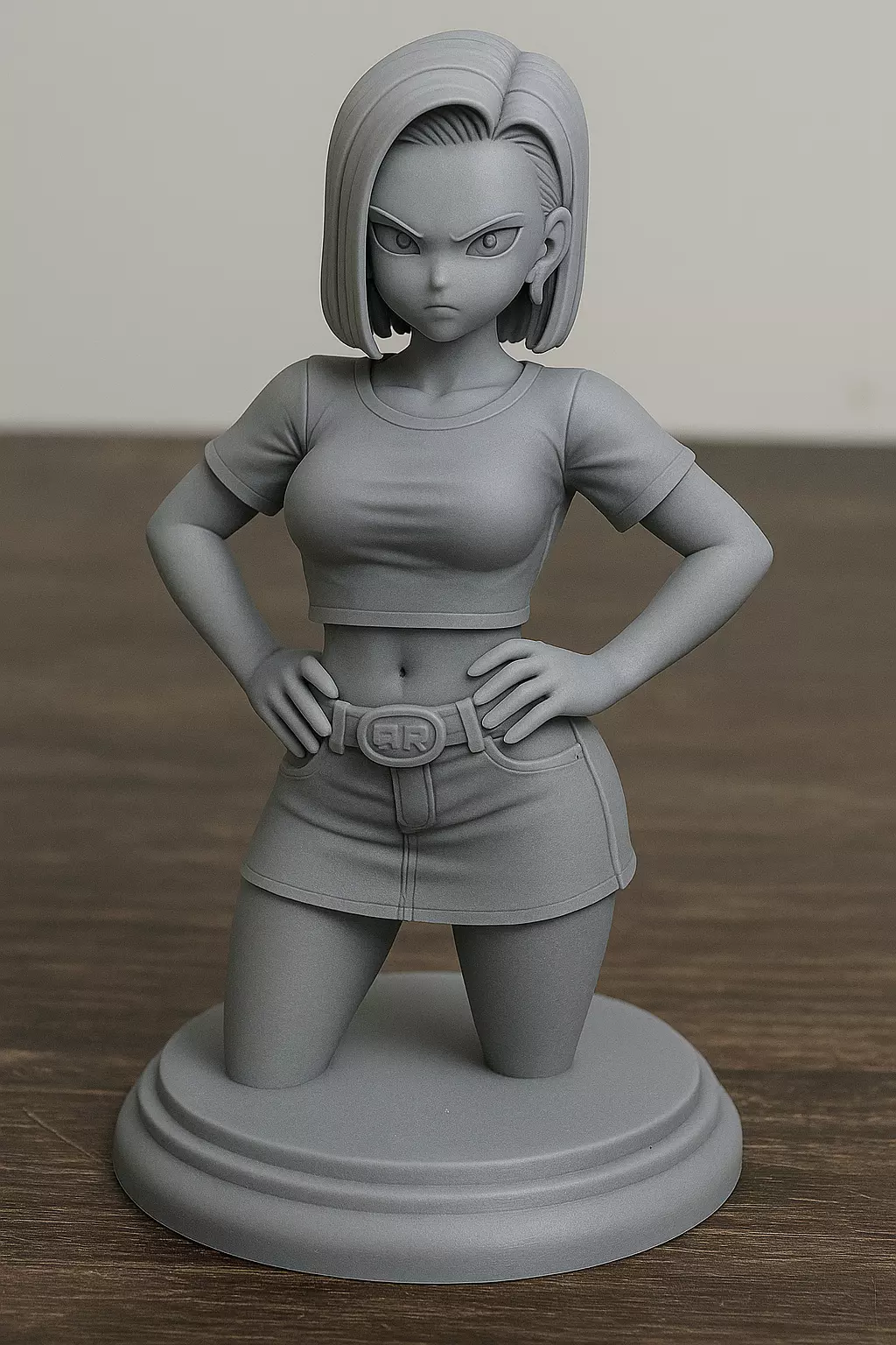 Figura de Android 18  Fuerte y elegante DBZ 3D print model_2