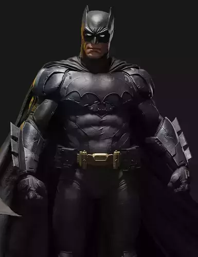 Dark Knight Inspired Superhero STL 3D model