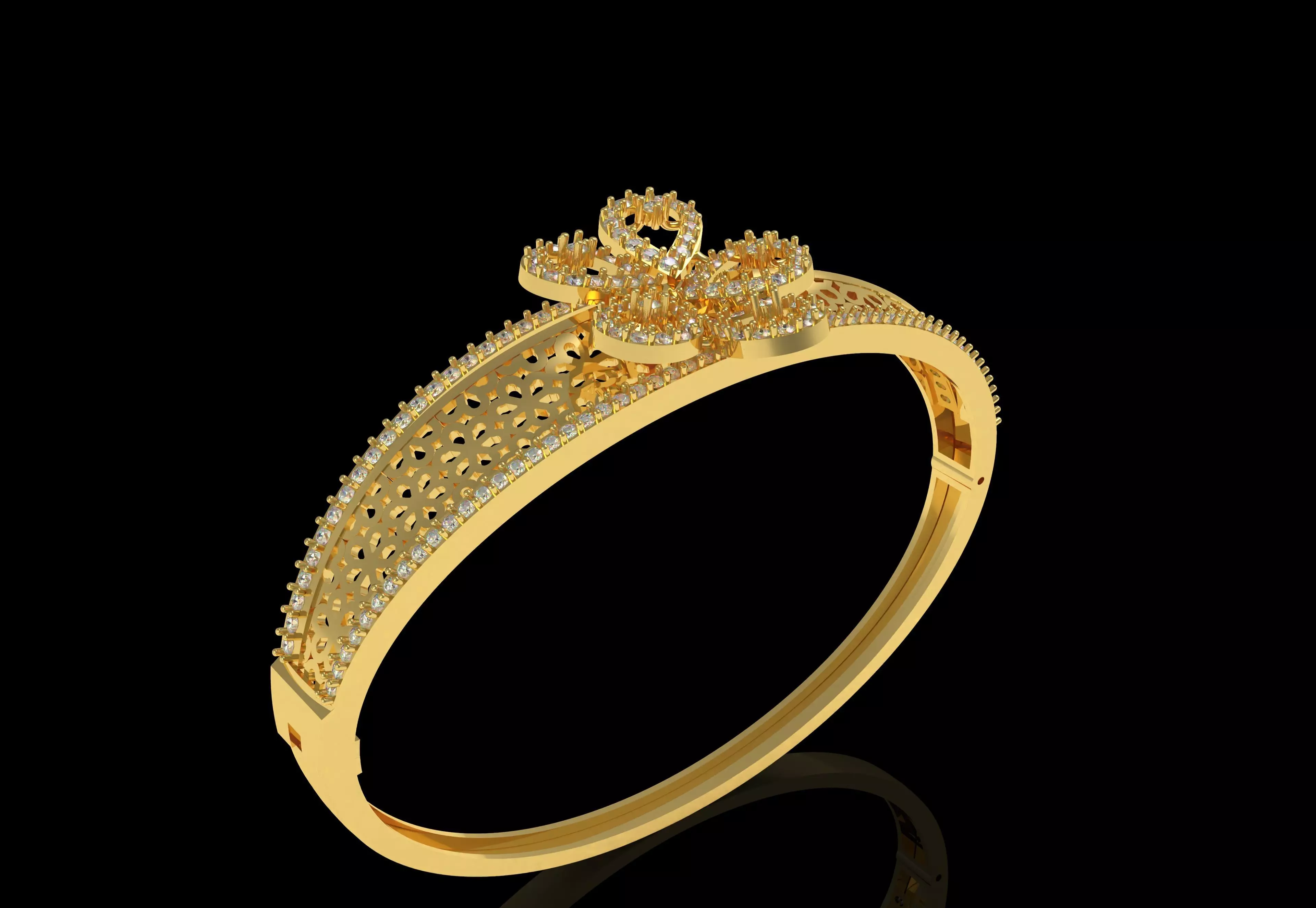 Art Deco Bracelet 34 3D print model
