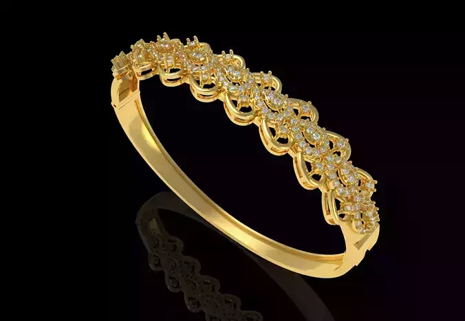 Art Deco Bracelet 35 3D print model