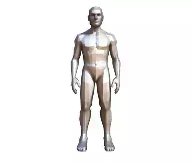 Generic Male Low Poly Character Low-poly 3D model