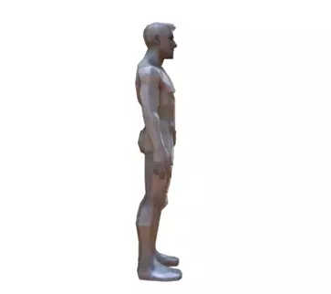 Generic Male Low Poly Character Low-poly 3D model_3