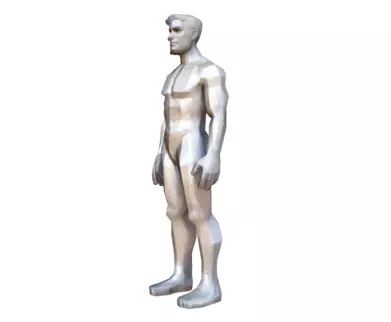 Generic Male Low Poly Character Low-poly 3D model_1