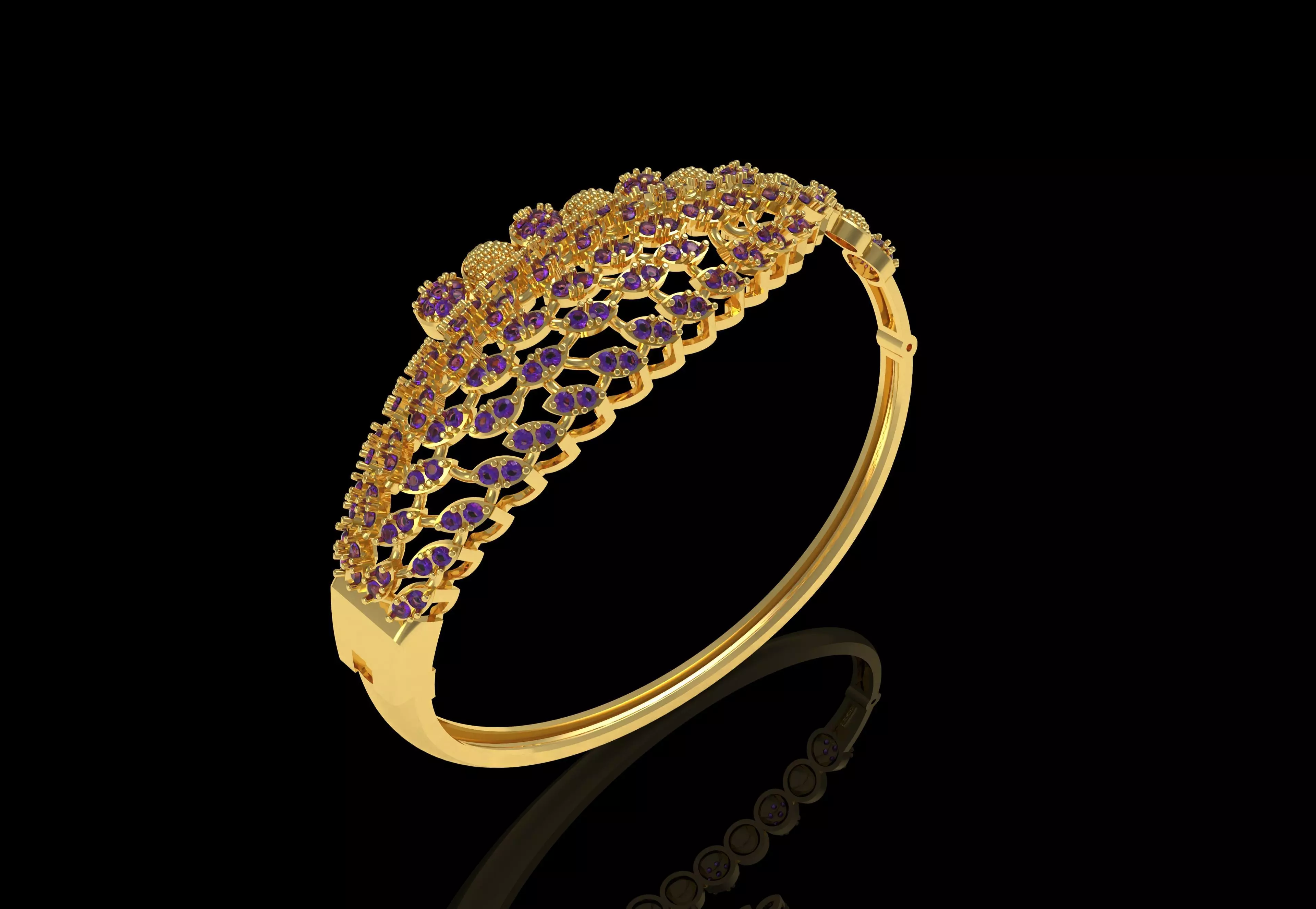 Art Deco Bracelet 37 3D print model