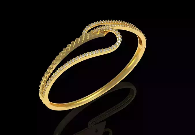 Art Deco Bracelet 38 3D print model