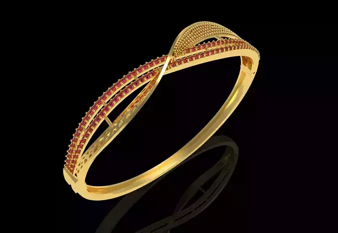 Art Deco Bracelet 39 3D print model