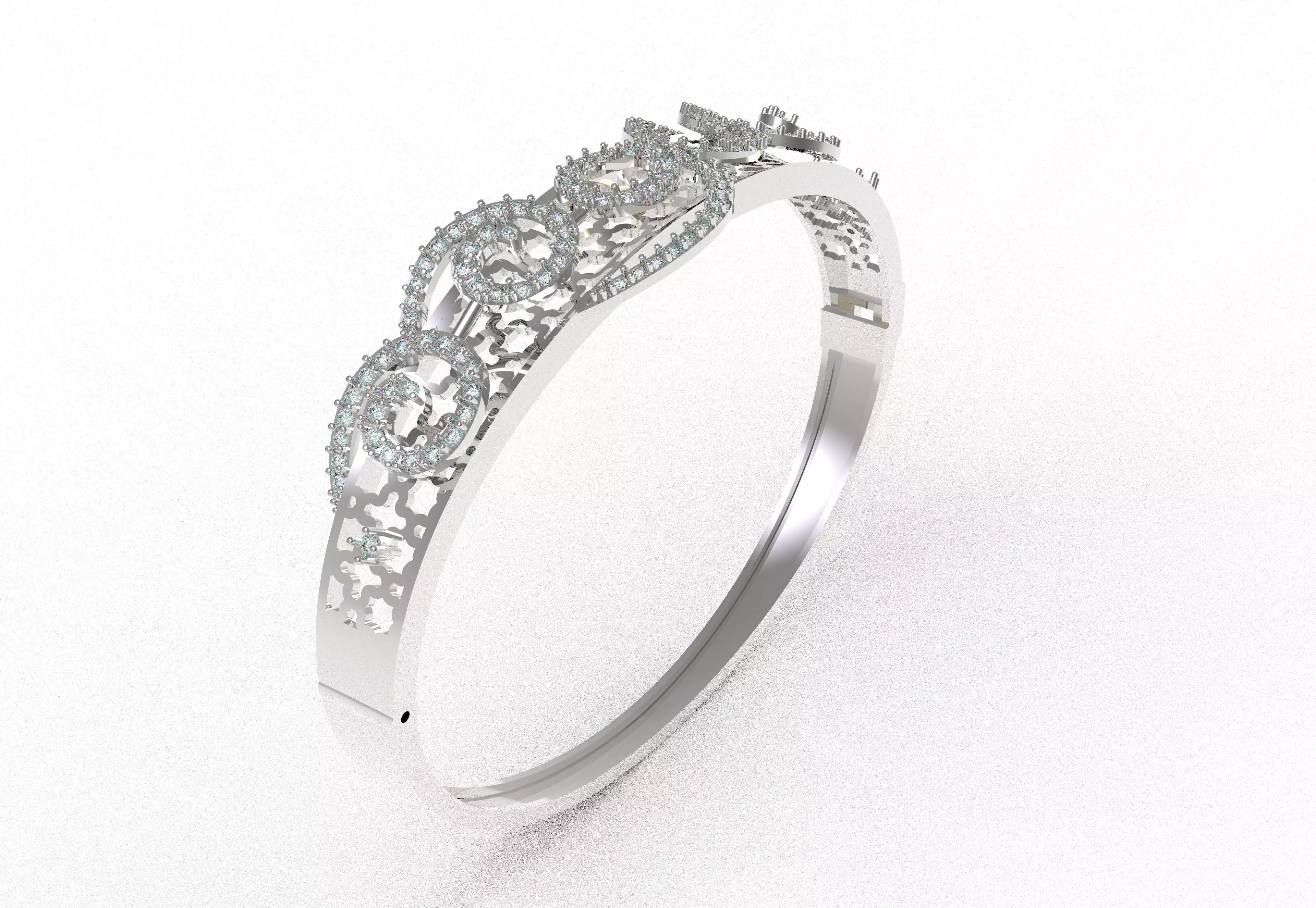 Art Deco Bracelet 40 3D print model_5