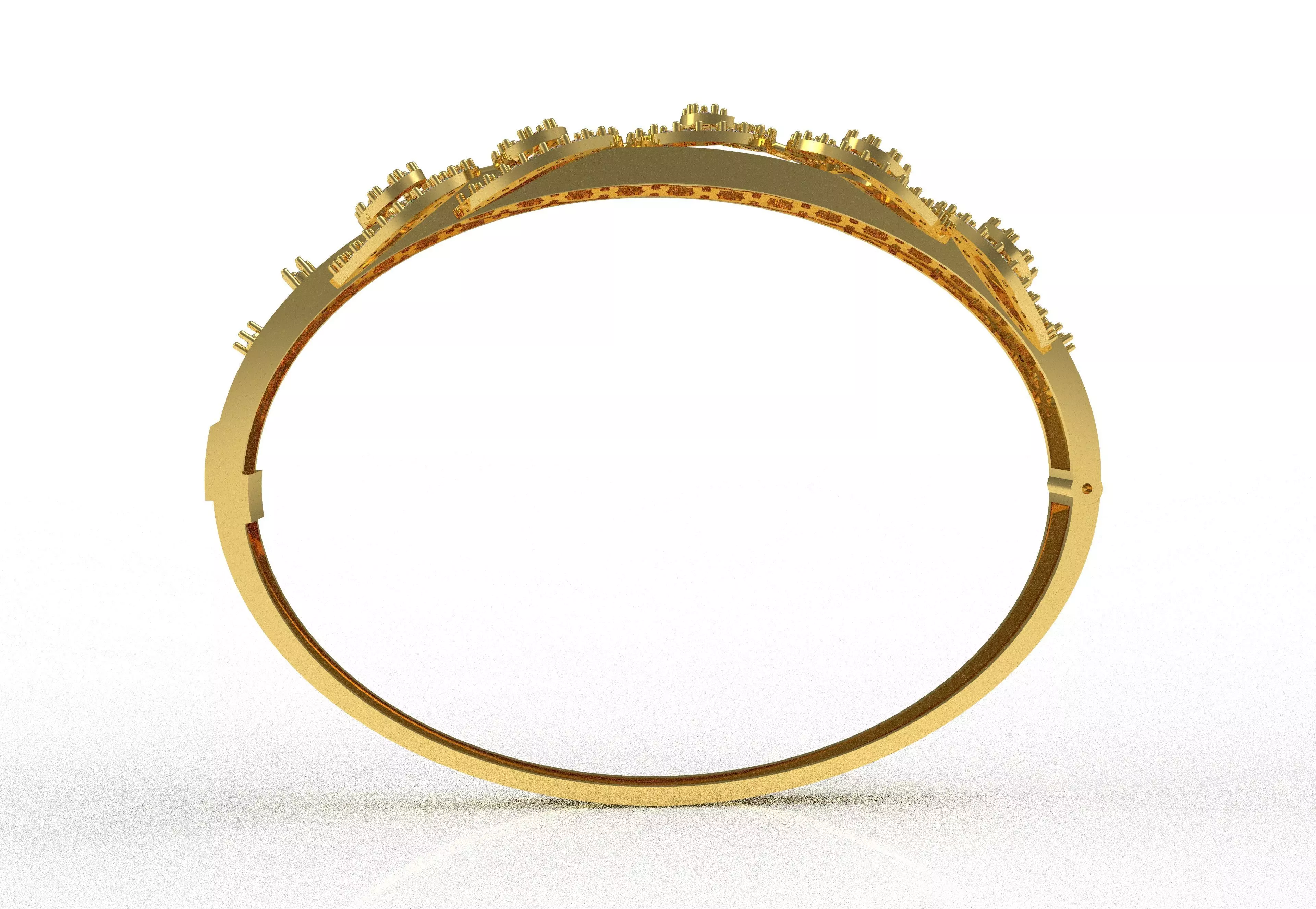 Art Deco Bracelet 40 3D print model_26