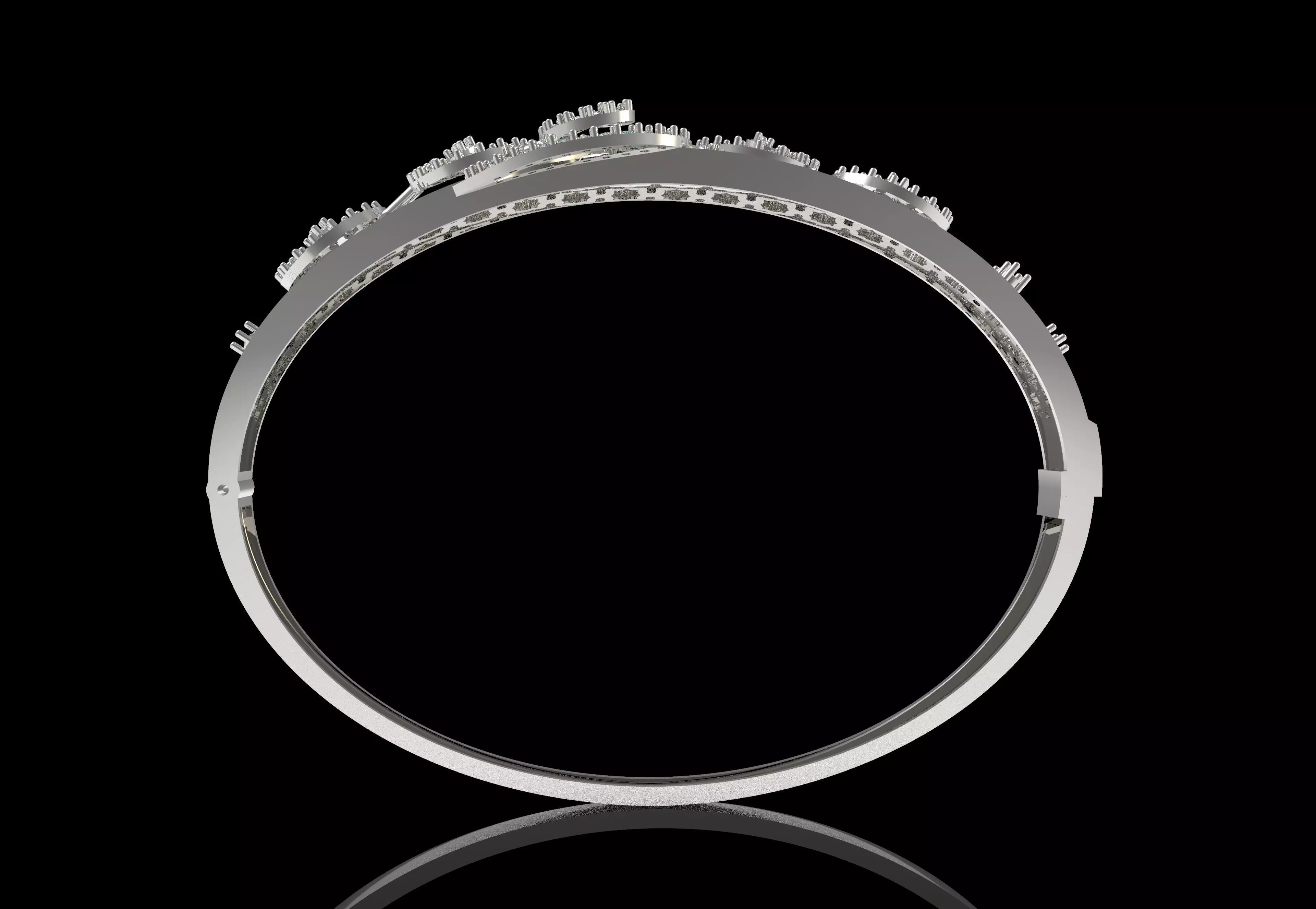 Art Deco Bracelet 40 3D print model_14