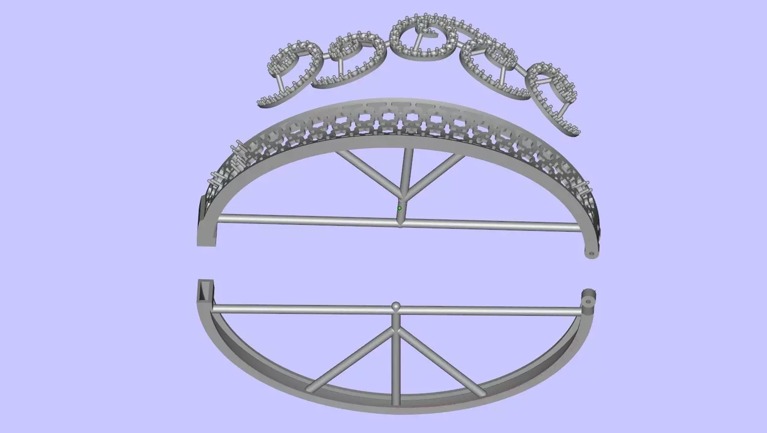 Art Deco Bracelet 40 3D print model_31