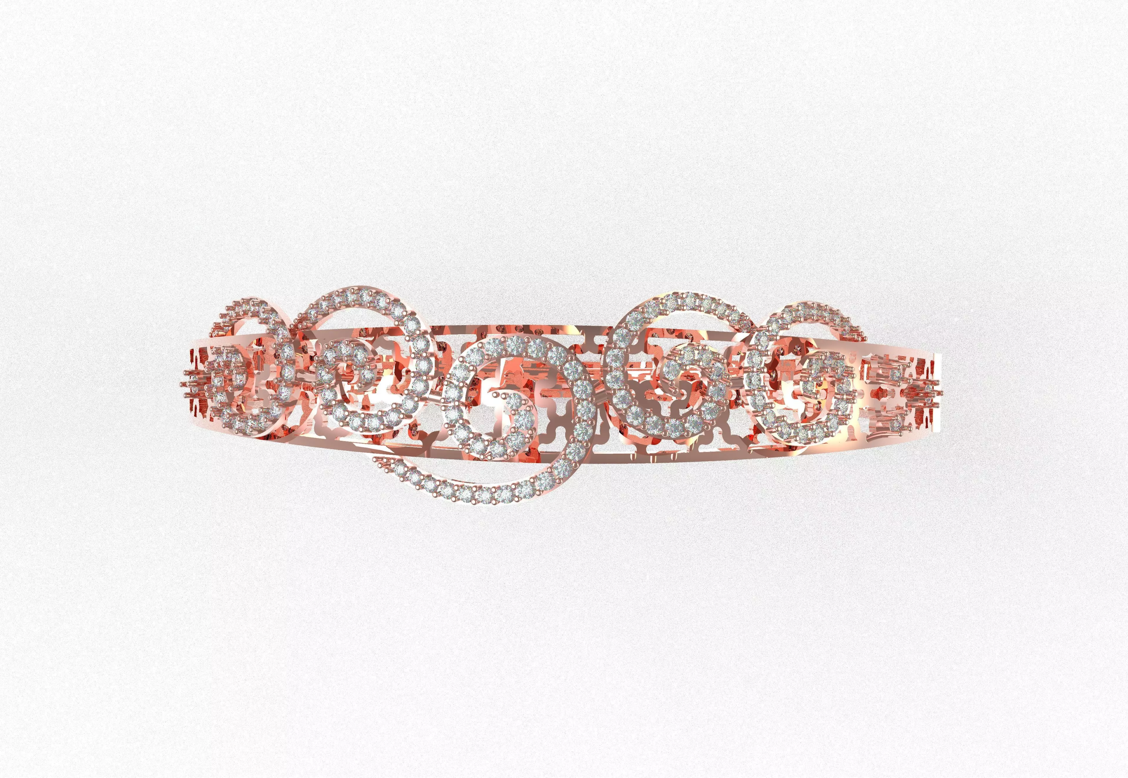 Art Deco Bracelet 40 3D print model_19