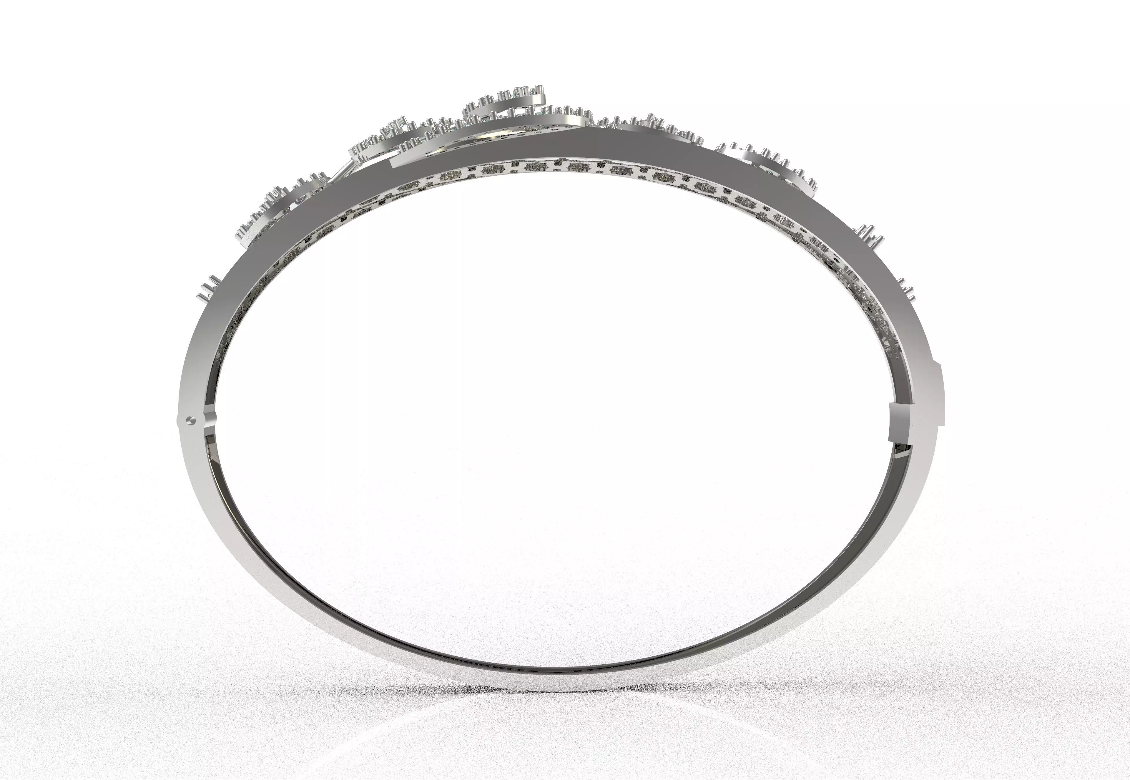 Art Deco Bracelet 40 3D print model_7