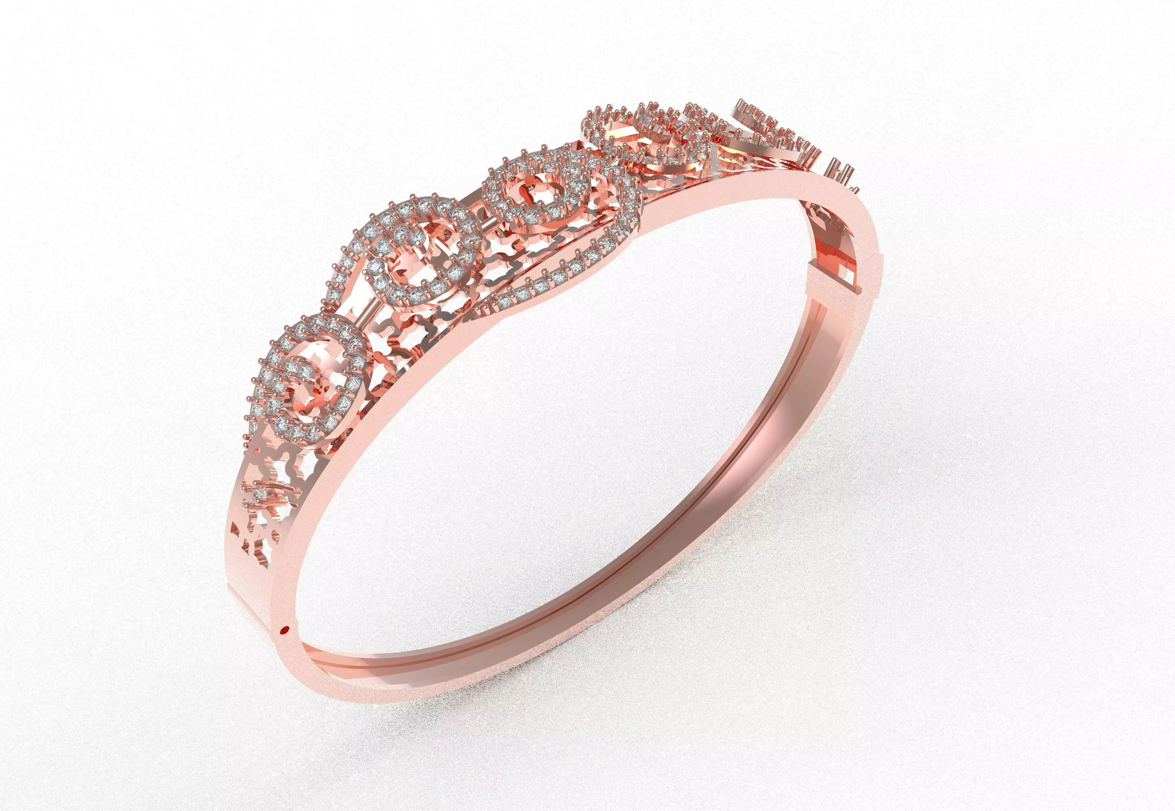 Art Deco Bracelet 40 3D print model_16