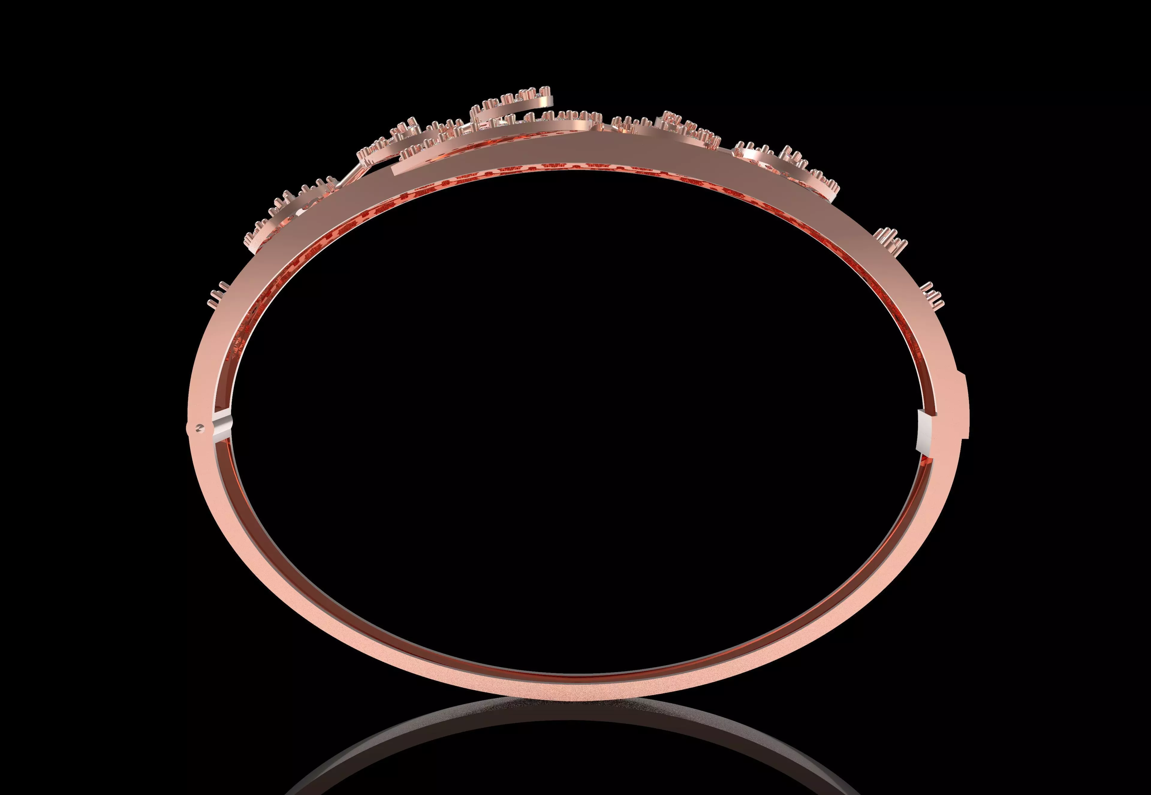 Art Deco Bracelet 40 3D print model_20