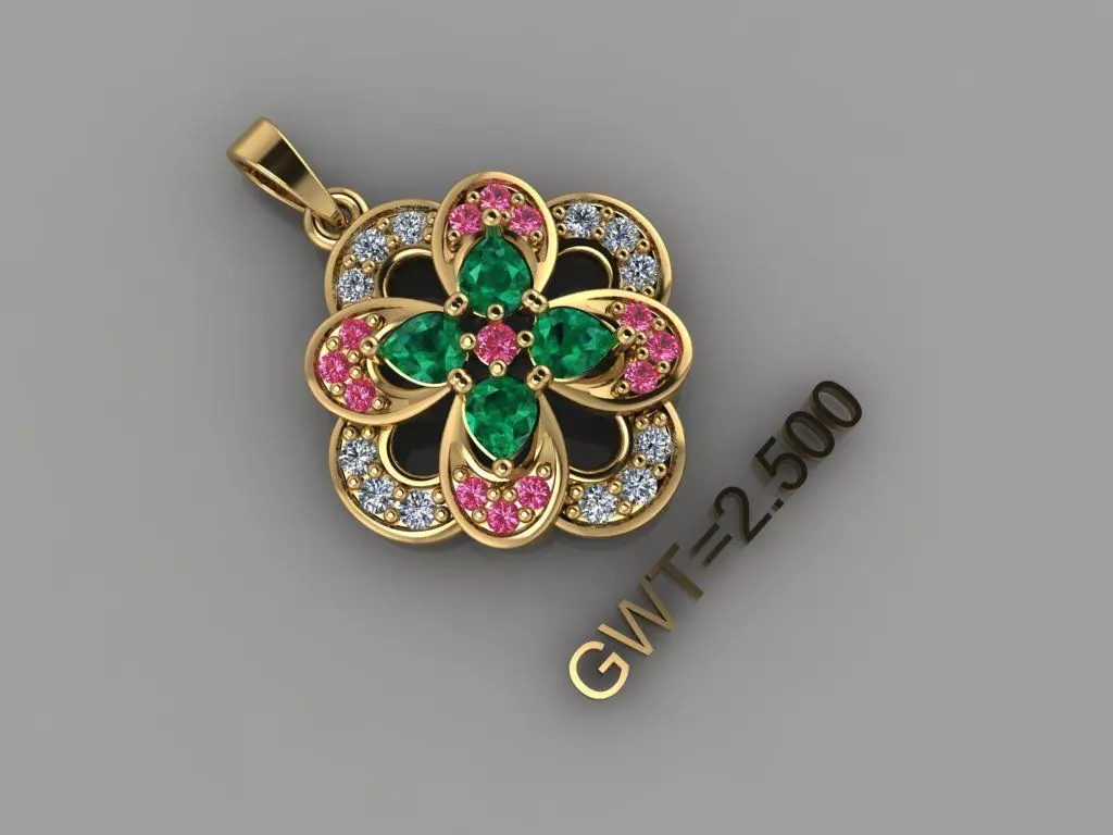 FASION  PENDANT 3D model_0