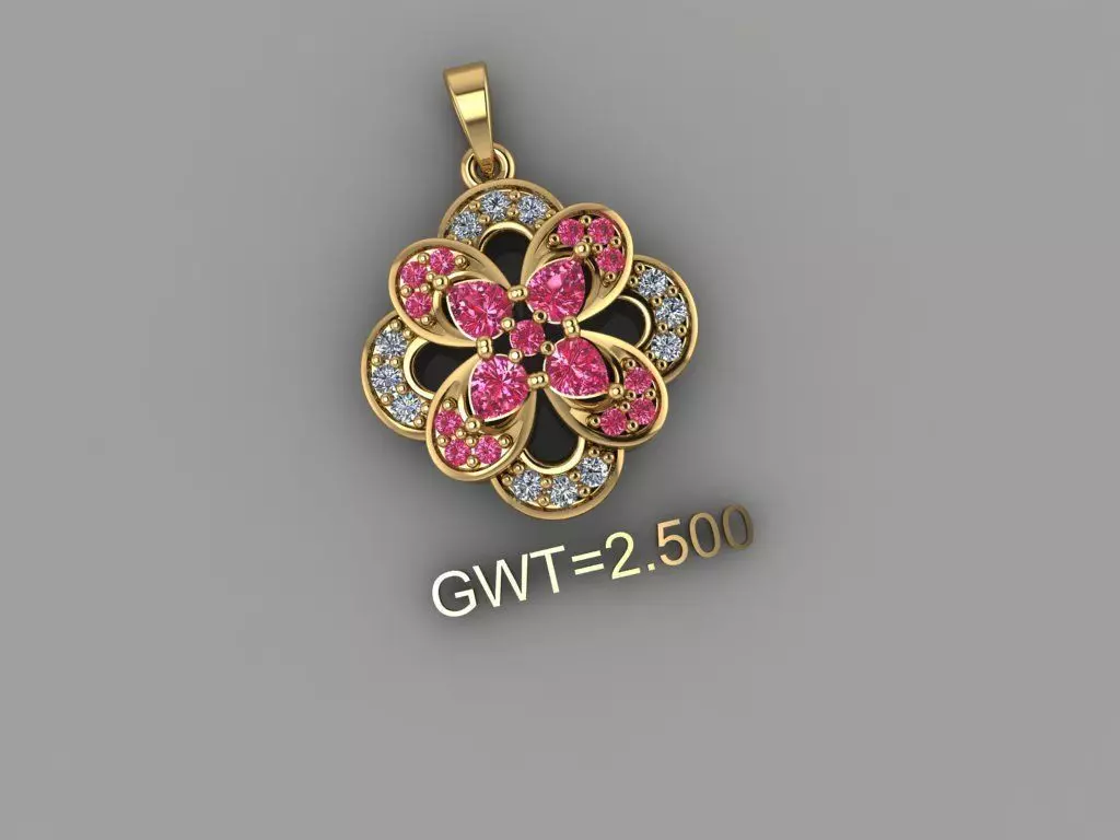 FASION  PENDANT 3D model_1