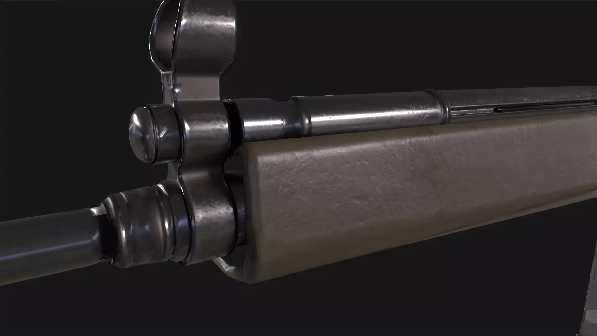 HKG3 Rifle Low-poly 3D model_10