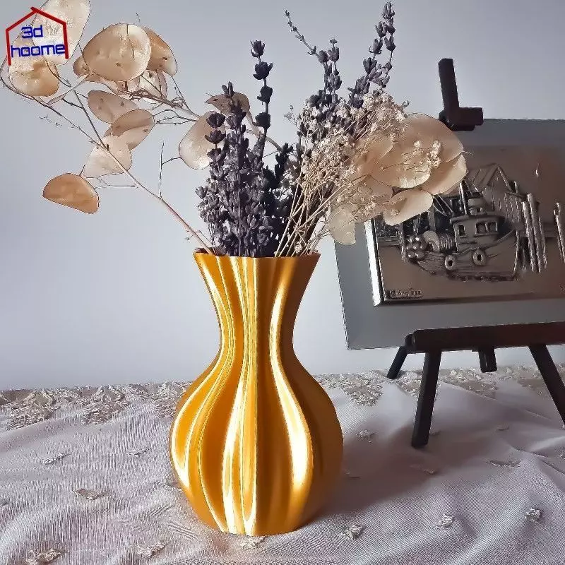 Shiny Vase 3D print model_5